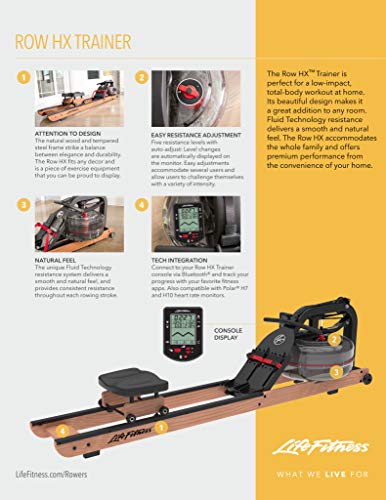 Life Fitness Row HX Trainer