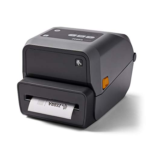 Zebra ZD620t Thermal Transfer Desktop Printer 203 dpi Print Width 4 in WiFi Bluetooth Ethernet Serial USB Cutter Preinstalled ZD62042-T21L01EZ