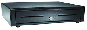 APG VB554A-BL1616 Standard-Duty Cash Drawer, Vasario Series, USB Pro, Black