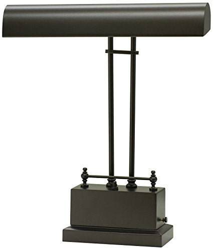 House of Troy BPLED200-81 Battery Operated LED Piano/Desk Lamp, Mahogany Bronze