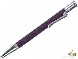 Faber-Castell Graf 145219 Retractable Guilloche Ballpoint Pen, Violet Blue