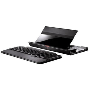 Alto Notebook Stand with Wireless Keyboard. Holds notebooks up to 15.4"