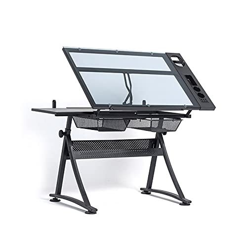 VejiA Liftable Glass Painting Table