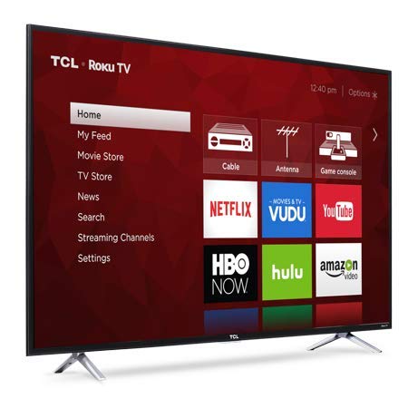 Roku Smart LED TV Large Screen 55" Class 4K Ultra HD (2160P) 55 S405 T.V Television Movie High Definition Watch Movies Shows