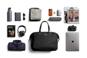 Bellroy Weekender (Duffle Travel Bag, Fits 13" Laptop, Internal Organization Pockets, Wide Mouth Opening) - Black