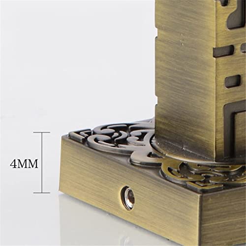 Chinese Style Antique Copper Door Stopper - Villa Furniture Hardware Anti-Collision Magnet Door Stops (Color: A)