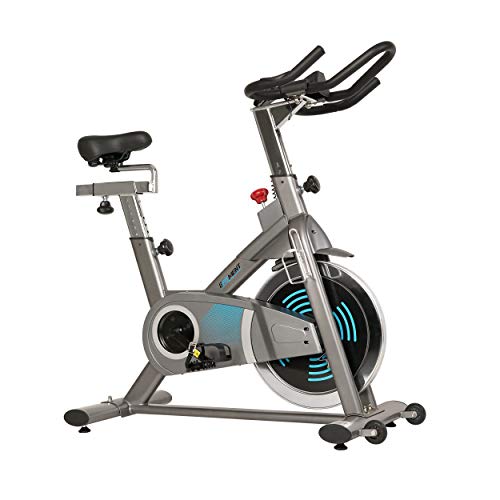 EFITMENT Indoor Cycling Bike, Magnetic Resistance Belt Drive Exercise Stationary Cycle w/ Digital Monitor, Pulse Grips, Ipad/Tablet Holder, Chromed Flywheel (29 LB Flywheel)