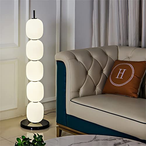 Nordic Creativity Glass Ball Shade LED Floor Lamp