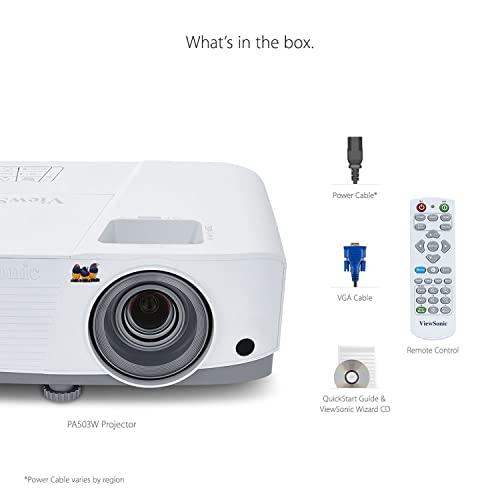 ViewSonic 3800 Lumens WXGA High Brightness Projector with HDMI Vertical Keystone