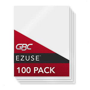 GBC Thermal Laminating Sheets / Pouches, Menu Size, 5 Mil, EZUse, 100-Count (3740474CF)