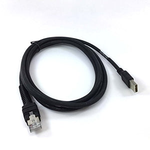 Zebra DS3608-ER (Extended Range) Ultra-Rugged Handheld Corded 2D Barcode Scanner/Imager (1D, 2D, PDF417, QR Code) with USB Cable