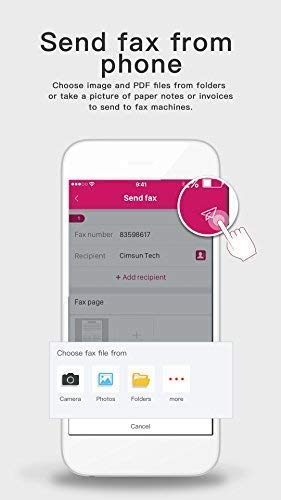 CimFAX B5 Paperless Fax Machine Fax from PC/Mobile Fax2email Fax Software All-in-one Fax System 10 Users Fax Server