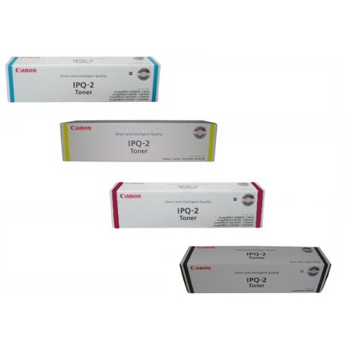 Canon IPQ-2 Toner Cartridge Set (0436B003AA, 0437B003AA, 0438B003AA, 0439B003AA OEM)
