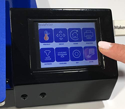 Maker Made 3D Printer 300 - All Metal Frame with Intuitive Touchscreen Interface and Magnetic Build Mat