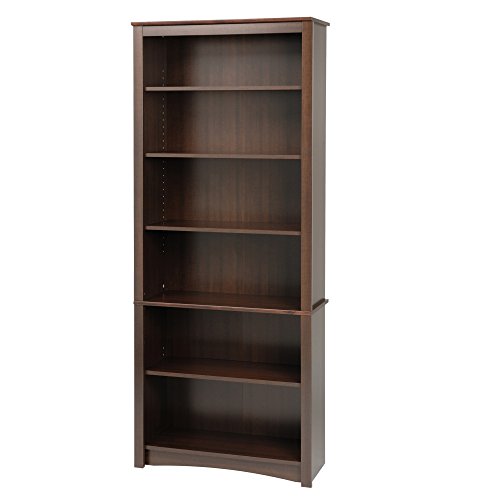 Prepac Espresso 6-Shelf Bookcase