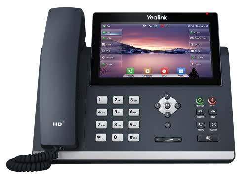 IP Phone Market Yealink T48U IP Phone - Power Adapters Included - 1 Year Warranty - Unlocked for Any VoIP Provider