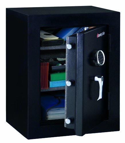 SENTRYSAFE EF3428E Executive Fire-Safe, 3.4 ft3, 21-3/4w x 19d x 27-3/4h, Black