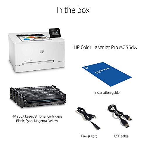 HP Color Laserjet Pro M255DW Laser Printer (Renewed)