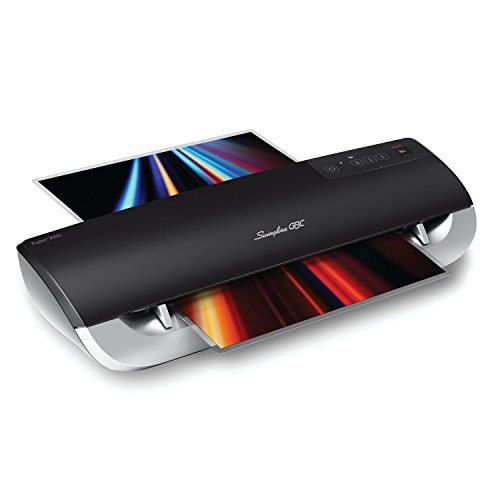 GBC Thermal Laminator Machine, Fusion 3000L, 12 Inch, 1 Min Warm-up, 3 or 5 Mil, with 30 EZUse Laminating Pouches (3381650027)