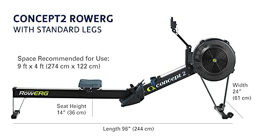 Concept2 Model D Indoor Rowing Machine with PM5 Performance Monitor, Black