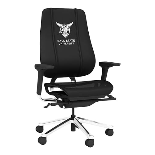 Dreamseat PhantomX Black Mesh Gaming Chair with Ball State University