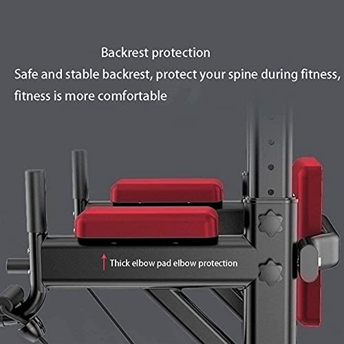 SJNQJJ Pull Ups Strength Training Dip Stands, Workout Dip Station for Home Gym Strength Training Fitness Equipment