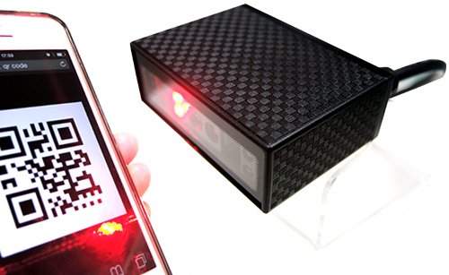 Arkscan AS602 1D & 2D Fixed Mount Barcode Scanner Auto Sensing Trigger for USB Device, Perfect for Kiosk, Android, Windows