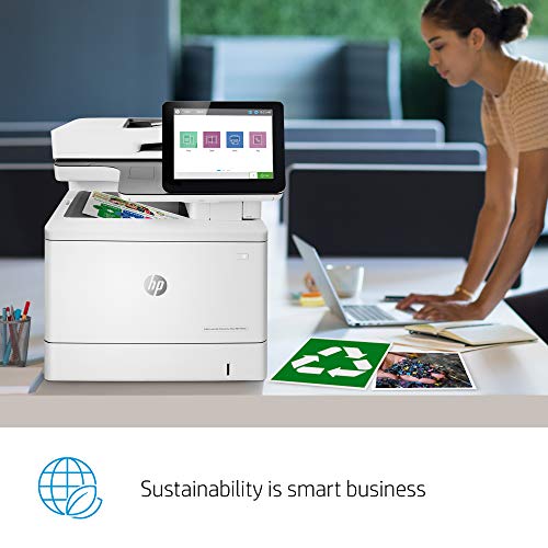 HP Color LaserJet Enterprise Flow Multifunction M578z Wireless Duplex Printer with Stapler and Pull-Out Keyboard (7ZU88A)