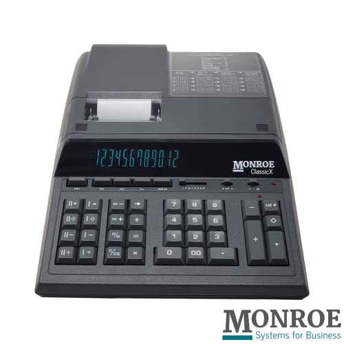 Monroe Systems for Business Heavy-Duty Accounting Printing Calculator