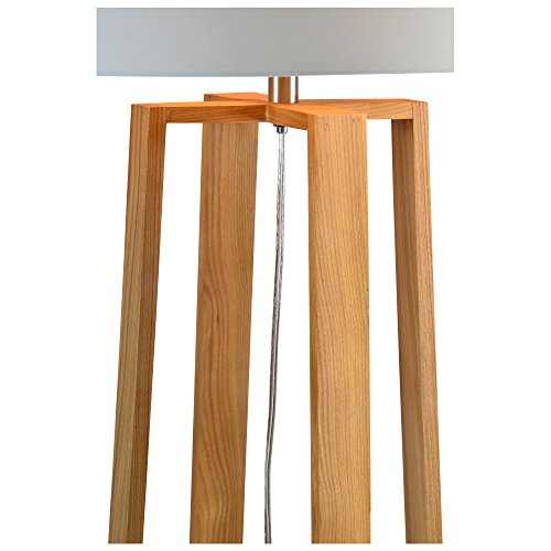 Ren-Wil Todd Floor Lamp Large Natural Wood Color