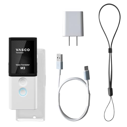 Vasco Electronics Vasco M3 Language Translator Device | Free Internet in 200 Countries | Photo Translation | European Brand