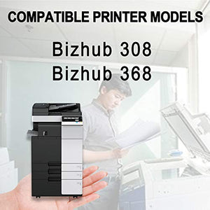 TN325 | A8DA030 (Black,2 Pack) Toner Cartridge Replacement for Konica Minolta Bizhub 308 368 Toner Kit Printer (28500 Yield)