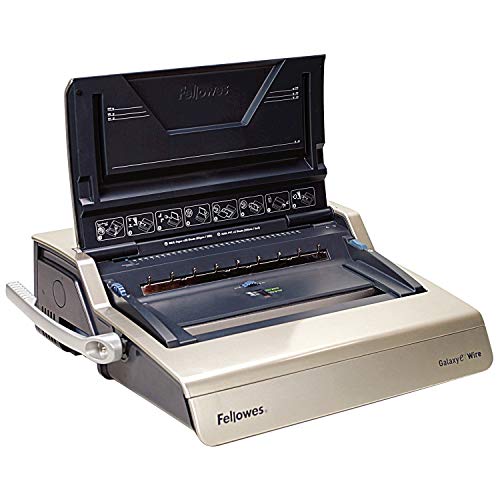 Fellowes Galaxy Electric Binding Machine for Large Offices - 34-Hole, 130 Sheet Wire Binder - Graphite