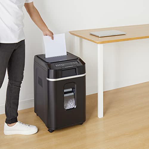 Amazon Basics Cross Cut Paper Shredder with Pullout Basket - NEW
