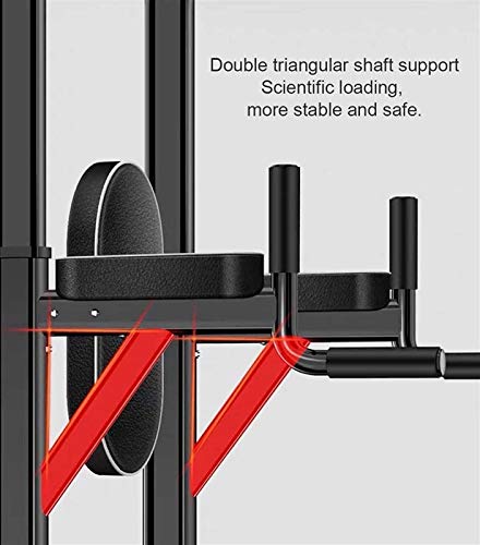 SJNQJJ Pull Ups Strength Training Equipment Strength Training Dip Stands Multifunction Shaving Bars Free Stand 8 Gears Height Adjustment for Gym Equipment for Training in The Gym Eternal