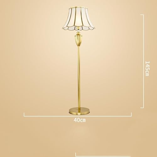 EESHHA Brass Floor Lamp 45CMx145CM for Living Room and Bedroom
