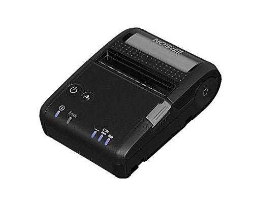 Epson C31CE14012 Series TM-P20 Thermal Line Printer, WiFi, Mobilink, Includes Battery and Base Charger, Includes Acadaptc, Black