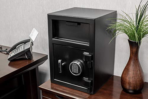 Barska AX12588 Standard Depository Keypad Safe,Black