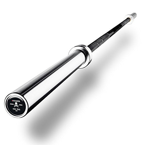 XMark VOODOO Weight Bar, 7’ Olympic bar, Barbell bar, 1500 lb Weight Capacity Strength Training Bar, Weightlifting bar, Olympic Barbell, Use with 2” Olympic Weight Plates, Perfect for Home Gyms