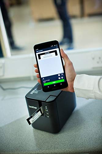 Brother P-Touch PT-P900W Industrial High Resolution Laminate Label Printer with Wi-Fi, Up to 36mm Labels, 360 dpi, 3.1 IPS, Standard USB 2.0, Serial, Built-in Wi-Fi
