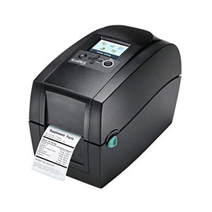 Godex RT200i 2" Thermal Transfer Printer with Color Display 203 dpi, 7 IPS, USB(H/D), RS232, Ethernet