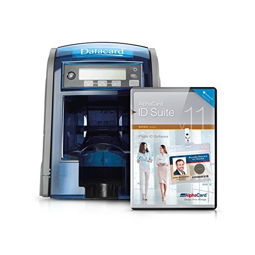 Datacard SD260 ID Card Printer 100 Input Hopper and AlphaCard ID Suite Basic Software