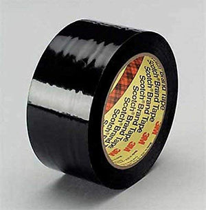 Polyethylene Tape 483 Black, 2 in x 36 yd 5.3 Mil, Bulk-3M