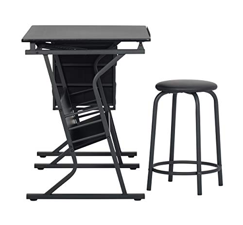 SD STUDIO DESIGNS Eclipse Craft Center in Black / Black 13365