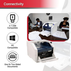 Visioneer Xerox W110 Duplex Production Scanner with Document Feeder