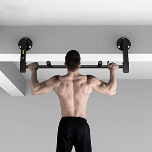 Pull Up Bars Wall Mounted Chin Up Bar, Cross Beam Fitness Horizontal Bar, Home Strength Training Equipment，Safety Load 250kg