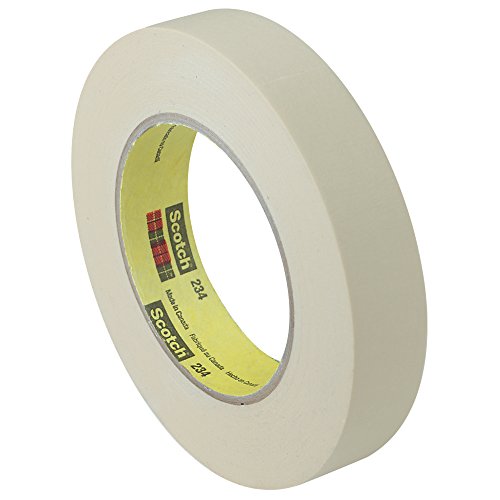 3M™ General Purpose Masking Tape 234, Tan, 48 mm x 55 m, 5.9 mil, 24 per case