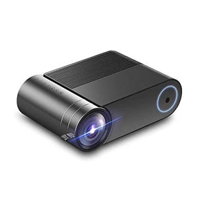 XJJY Full HD Projector 1080P 4.3" LED Light Portable Projector, 140'' Display, 30,000 Hrs Lamp Life