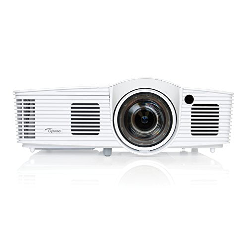 Optoma EH200ST Full 3D 1080p 3000 Lumen DLP Short Throw Projector with 20,000:1 Contrast Ratio and MHL Enabled HDMI Port