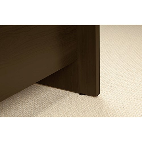 Bush Business Furniture Series C Elite 60W x 30D U Station Desk Shell in Mocha Cherry